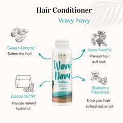 Jevan Wavy Navy Silicon Free Conditioner