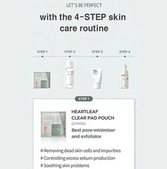 Anua Heartleaf Soothing Trial Kit - 4-STEP Daily Routine
