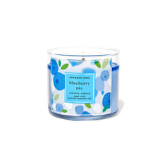 Bath & Body Works Blueberry Pie 3-Wick Candle - Gulf Edition