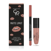 Golden Rose Matte Lip Kit - Warm Nude
