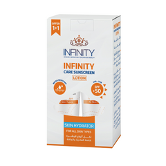 Infinity Care Sunscreen Lotion SPF50+ (1+1 Free)