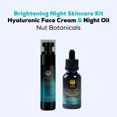 Nut's Bright Complexion Night Skincare Kit (Face Cream + Night Oil)