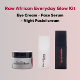 Raw African Everyday Glow Kit (Eye Cream, Face Serum, Night Facial cream)