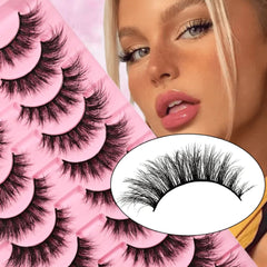 SHEIN - 10 Pairs New False Eyelashes 3D Effect Eyelashes