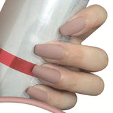 SHEIN 24pcs Mid-Length Water Drop Shaped Press On Nails