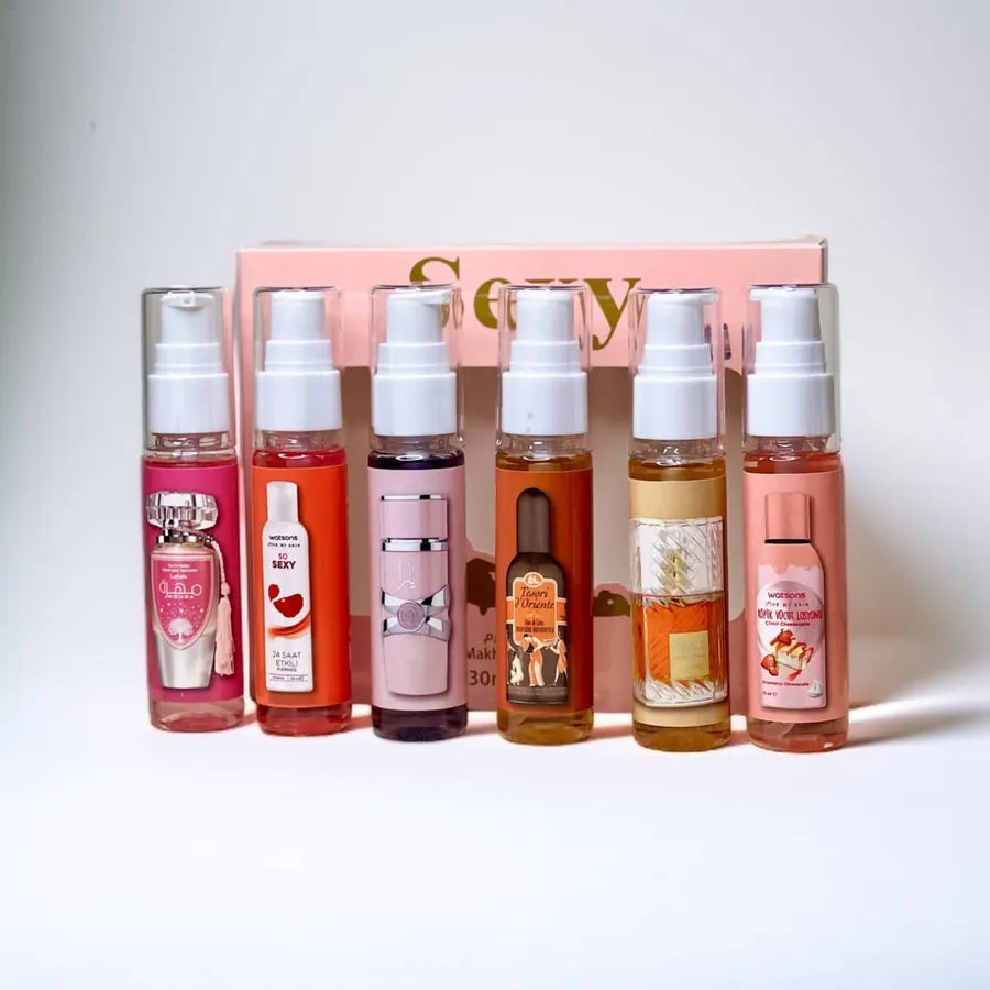 💜 بوكس مخمريه البرفيوم – ٦ روائح ترند في علبة واحدة💜