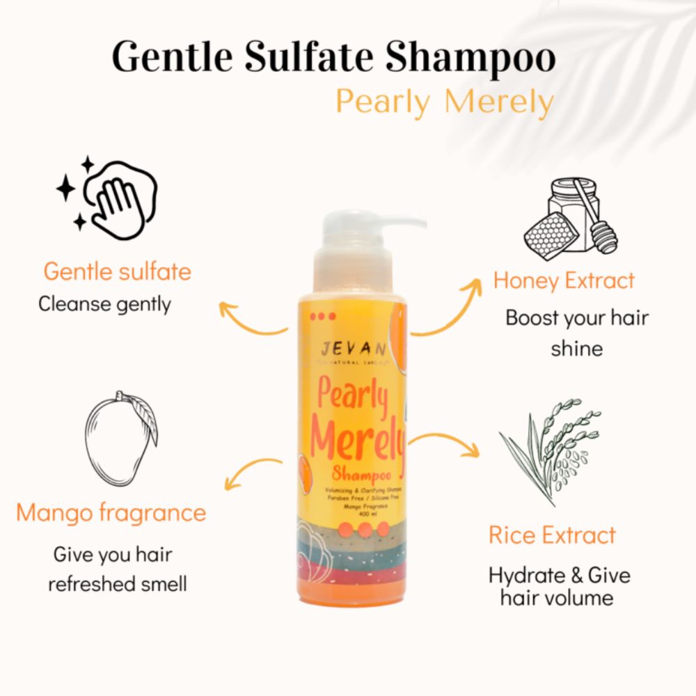 Jevan Pearly Merely Gentle Sulfate Shampoo
