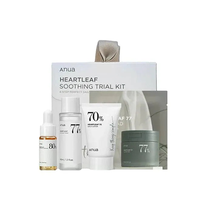 Anua Heartleaf Soothing Trial Kit - 4-STEP Daily Routine