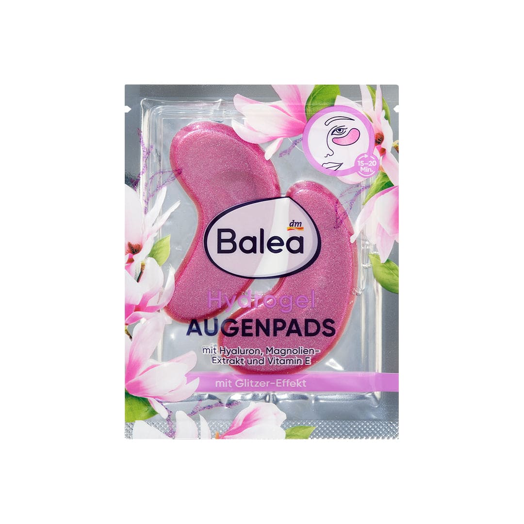 Balea Hydrogel Glitter Eye Pads - 1 Pair