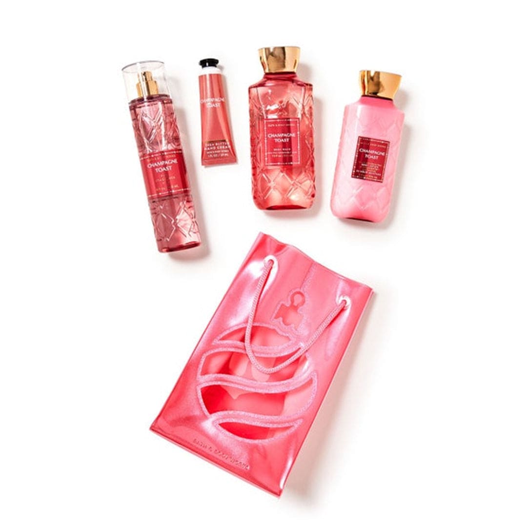 Bath & Body Works Champagne Toast Gift Bag Set - Gulf Edition