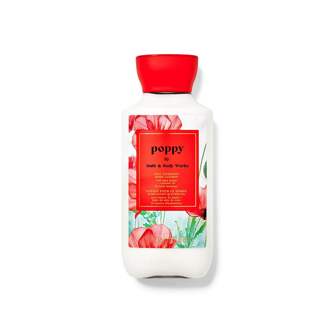Bath & Body Works Poppy Daily Nourishing Body Lotion - Gulf Edition