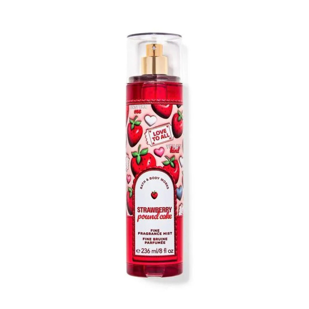 Bath & Body Works Strawberry Pound Cake Fine Fragrance Mist - Gulf Edition