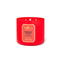 Bath & Body Works White Barn Watermelon Lemonade 3-Wick Candle - Gulf Edition
