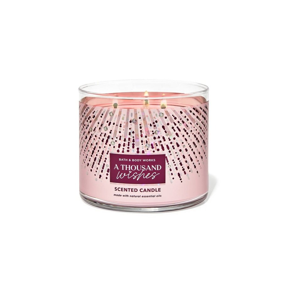 Bath & Body Works A Thousand Wishes 3-Wick Candle - Gulf Edition