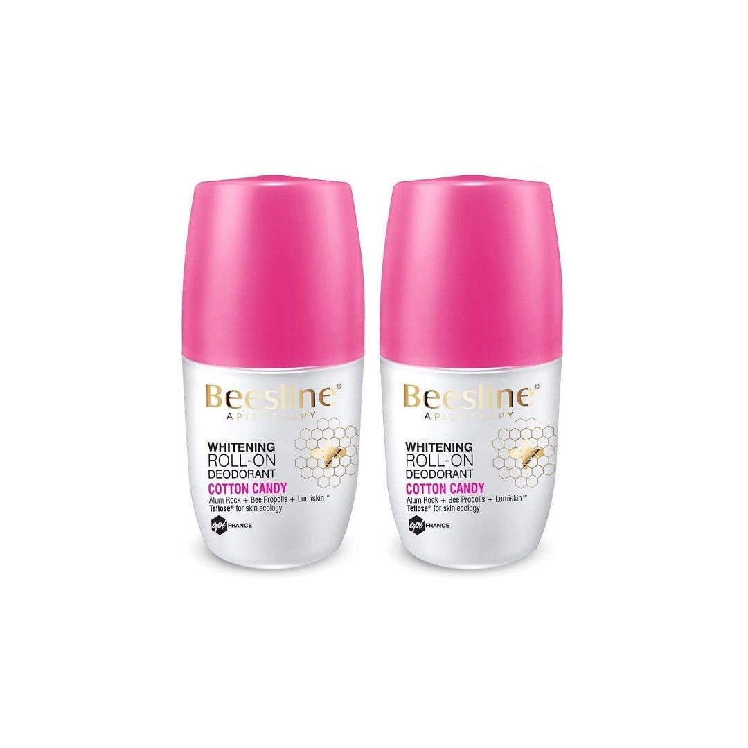 Beesline Natural Whitening Roll-On Deo 1+1 - Cotton Candy