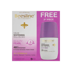 Beesline Whitening Roll-On Deodorant Beauty Pearl 1+1 free
