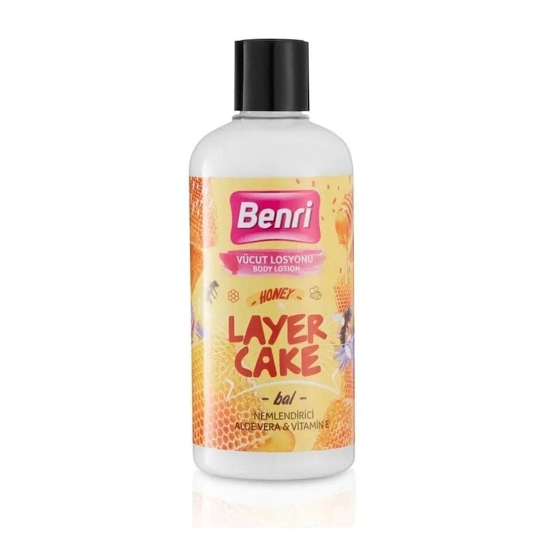 Benri Honey Layer Cake Body Lotion - 500ml