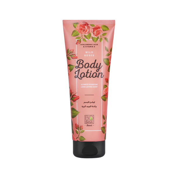 Bobana Body Lotion with Wild Roses