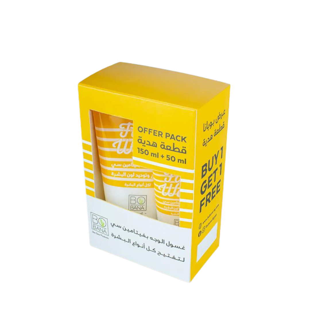 Bobana Face Wash Vitamin C 150 ml + 50 ml Free