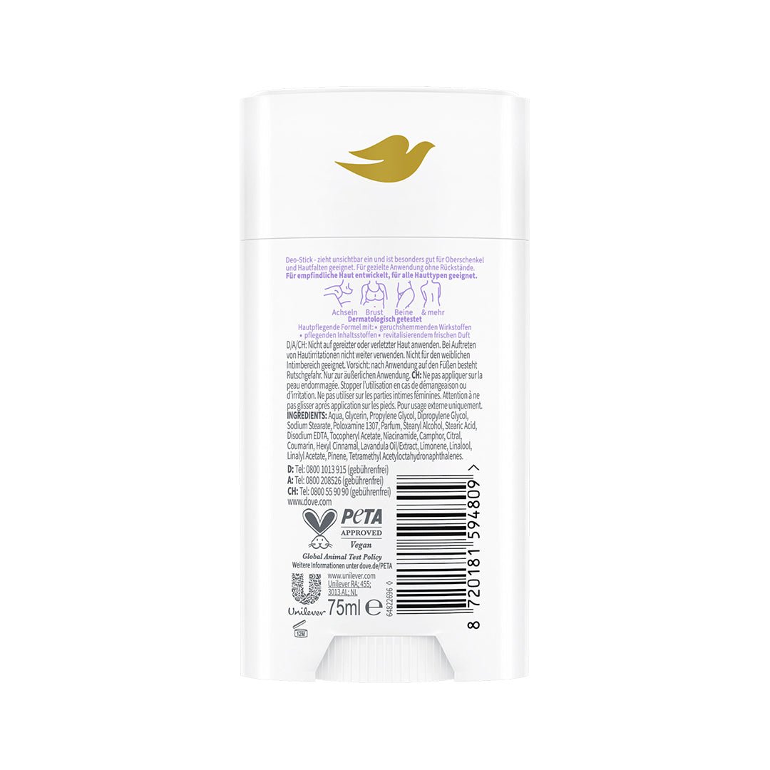 Dove Whole Body Deostick - Lavender & Chamomile