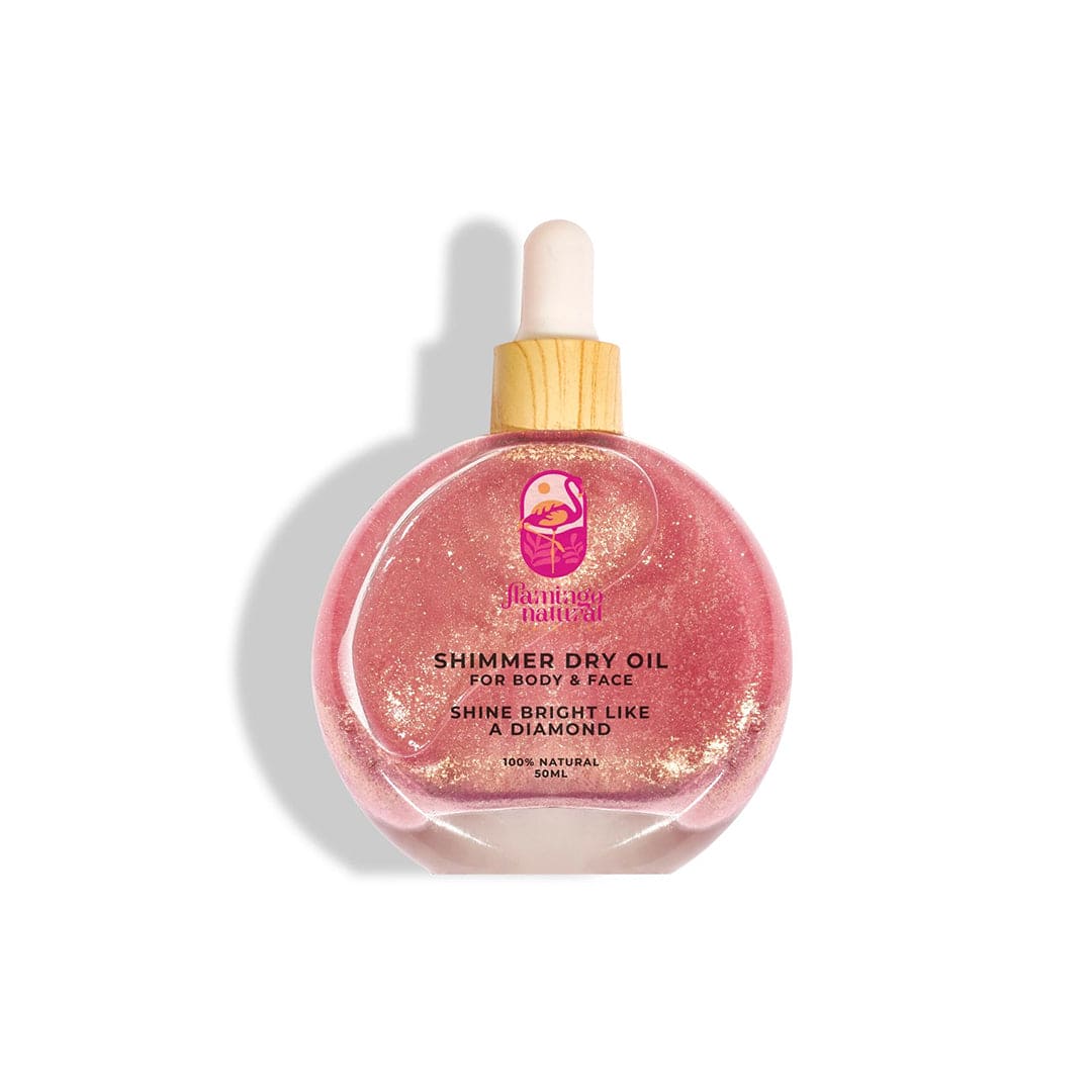 Flamingo Natural Dry Oil Shimmer Glam - 50ml