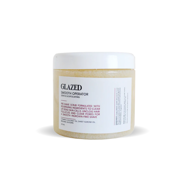 Glazed Pre-Shave Scrub & Shaving Cream