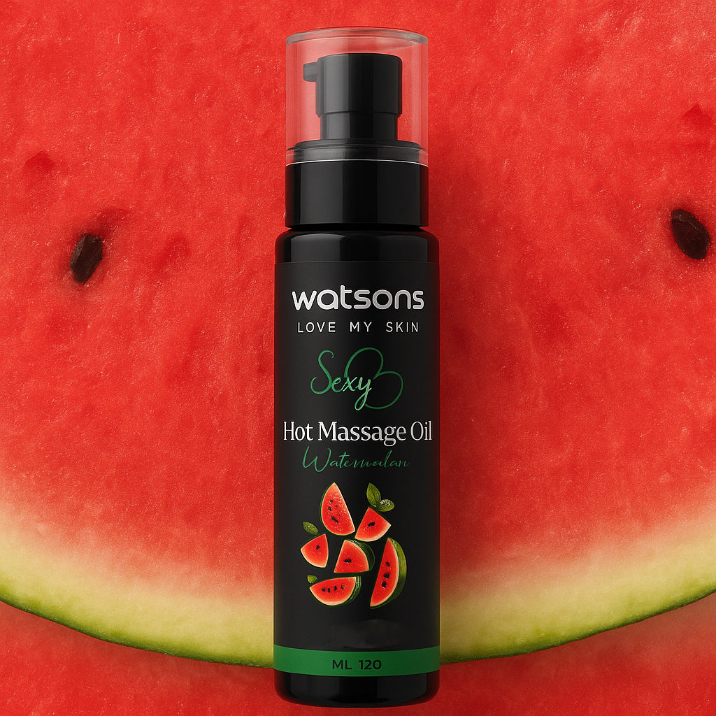 WATSONS – Sexy Hot Massage Oil (Watermelon)