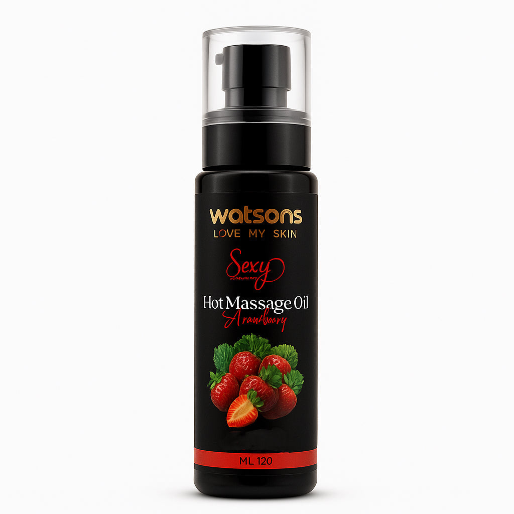 Watsons – Hot Massage Oil (Strawberry)
