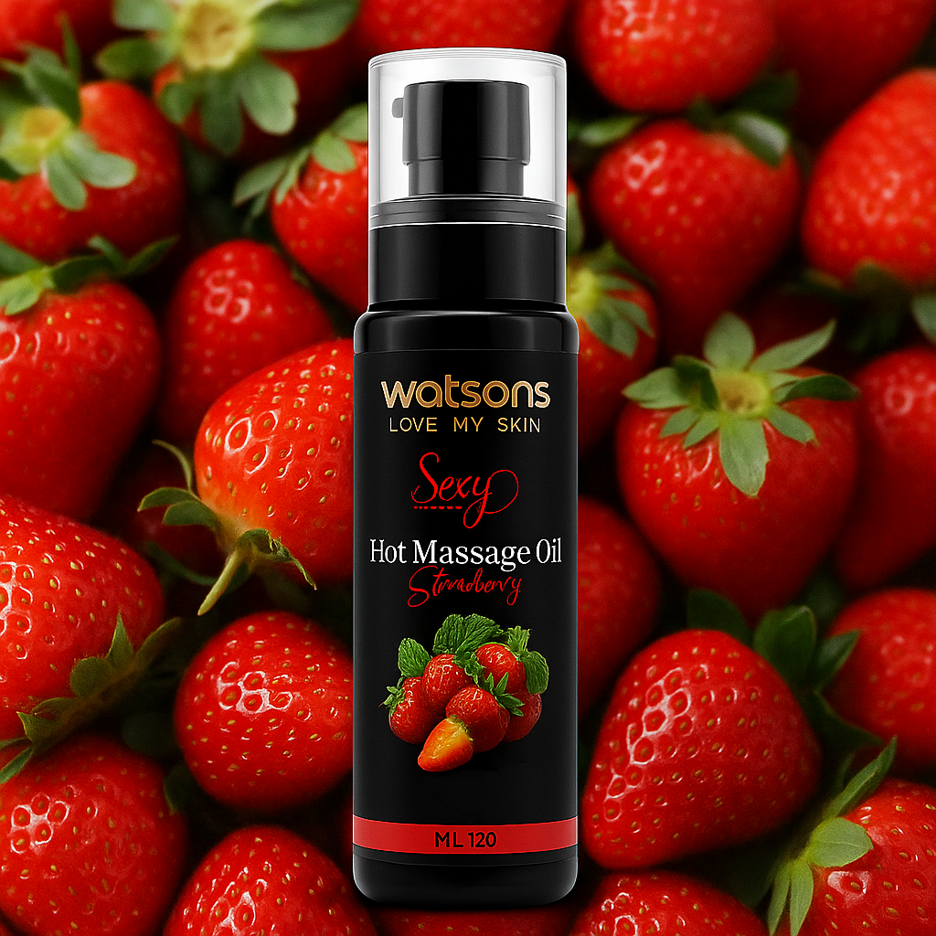 Watsons – Hot Massage Oil (Strawberry)