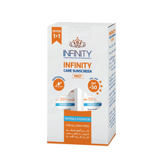 Infinity Care Sunscreen Cream Mist SPF50+ (1+1 Free)