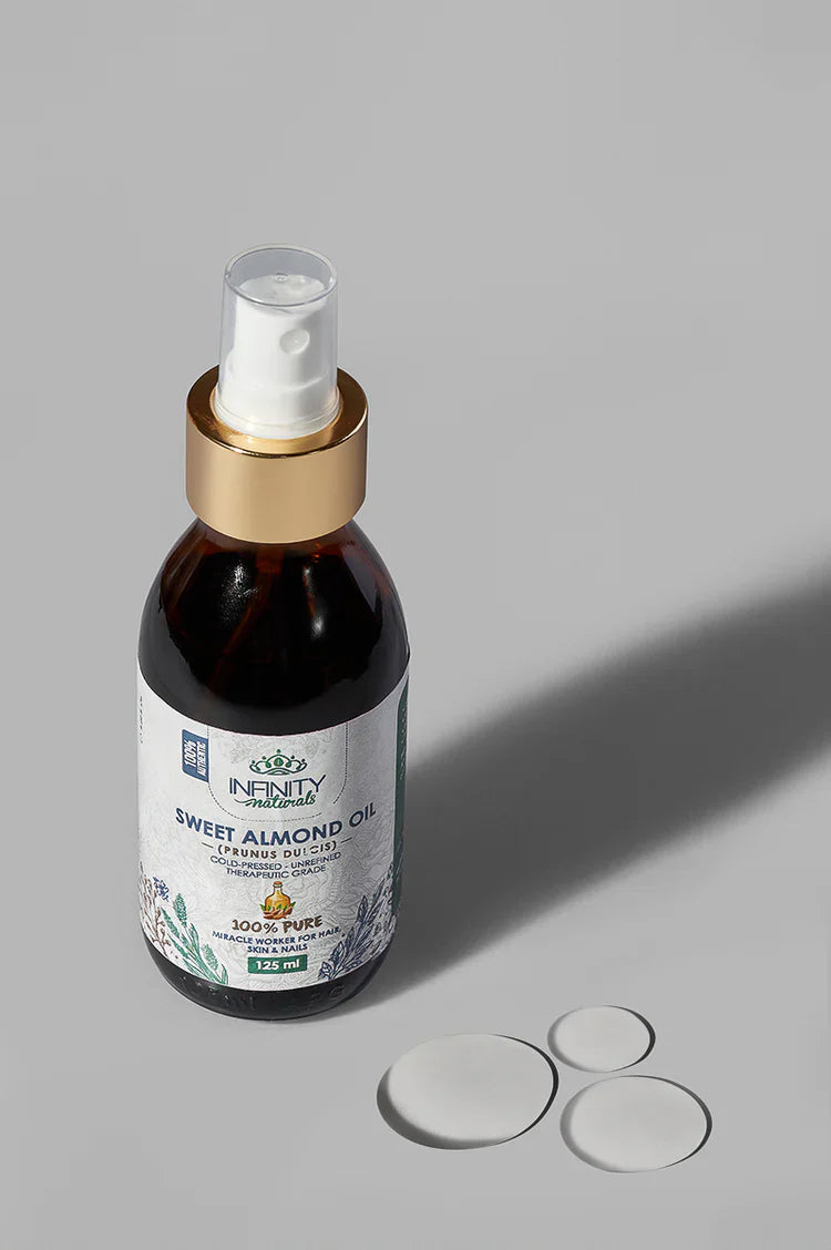 Infinity Naturals 100% Pure Sweet Almond Oil ( Hair, Skin & Nails )