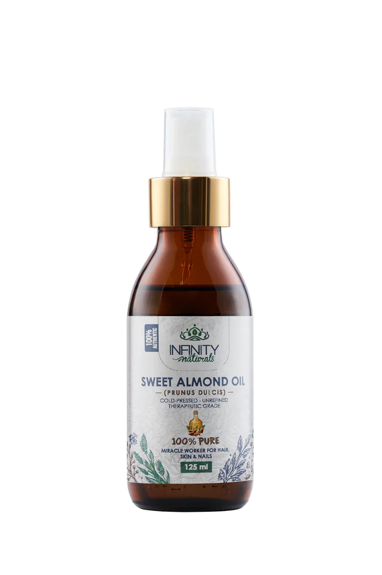 Infinity Naturals 100% Pure Sweet Almond Oil ( Hair, Skin & Nails )