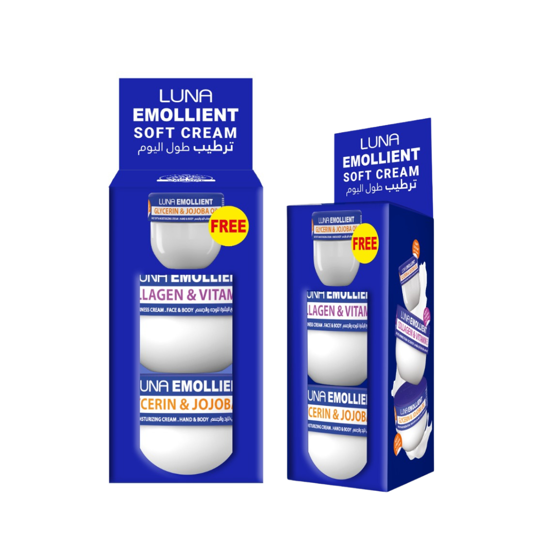 Luna Net Bundle: 2 Soft cream 50gm + Free 20gm Soft - Price OFF