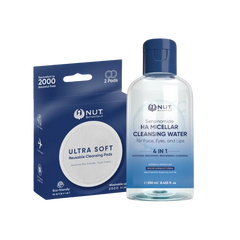 NUT' Makeup Removal Duo (Micellar Water + Reusable Cleansing Pads)