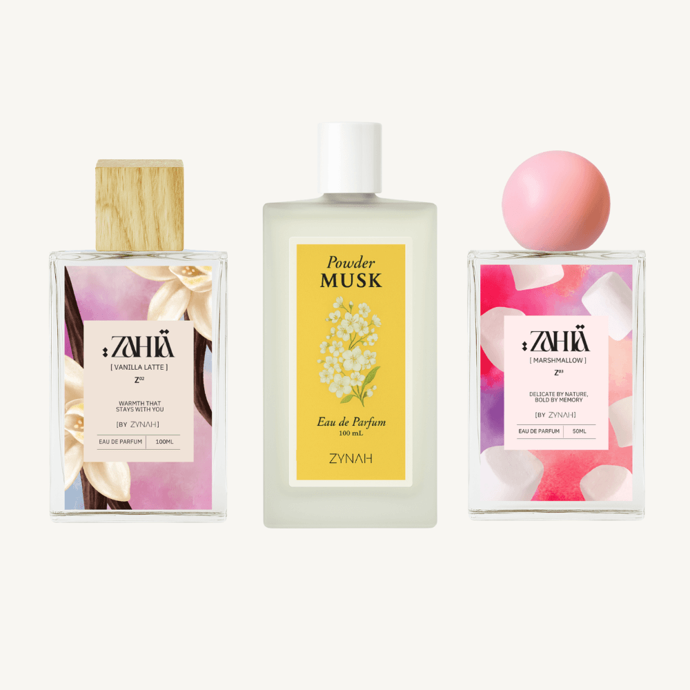 Perfume Trio: Powder Musk, Vanilla Latte & Marshmallow