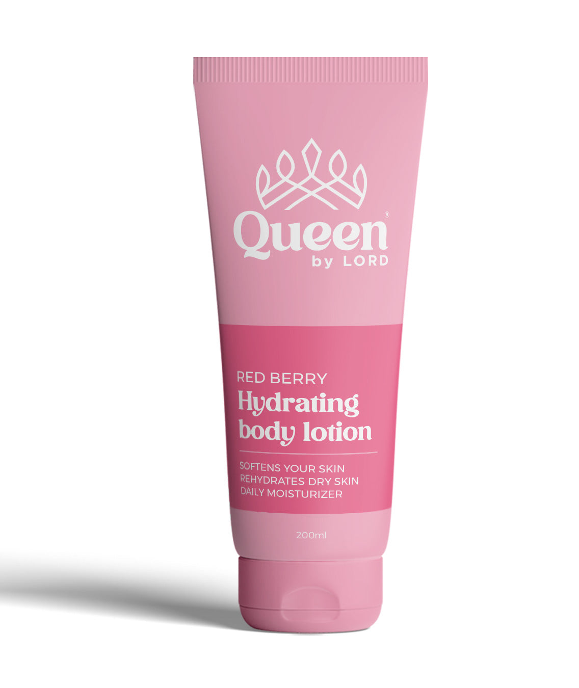 Queen Hydrating Body Lotion With Red Berry Scent