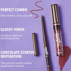 SHEGLAM Wily Wonka Cocoa Kiss Lip Duo