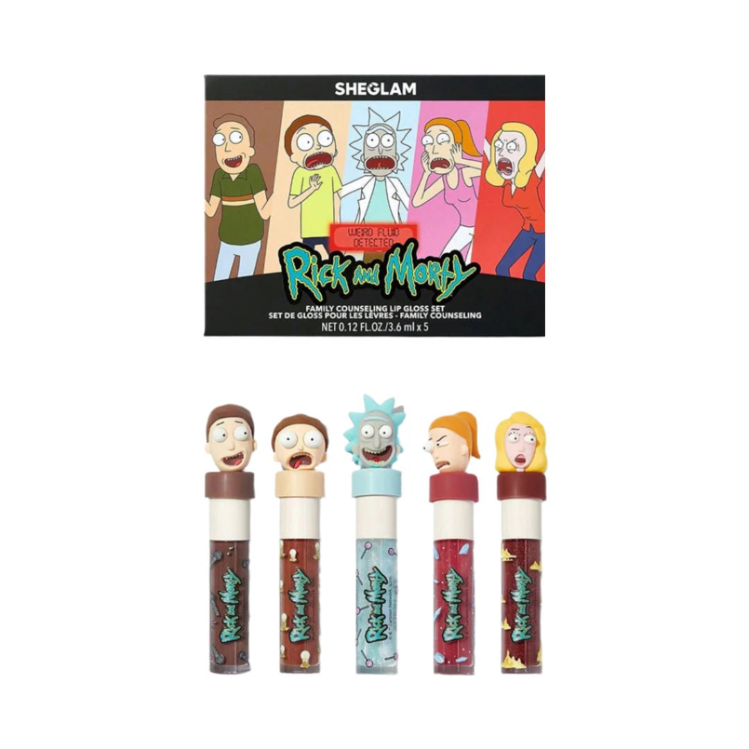 SHEGLAM X Rick and Morty Family Counseling Lip Gloss Set
