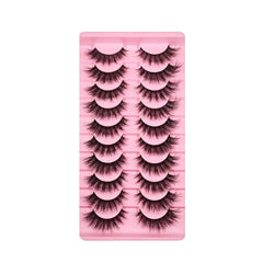 SHEIN - 10 Pairs New False Eyelashes 3D Effect Eyelashes
