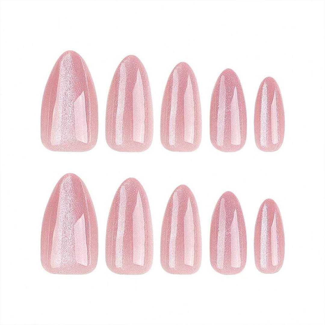 SHEIN Cat Eye Medium Almond Shaped Press On Nails