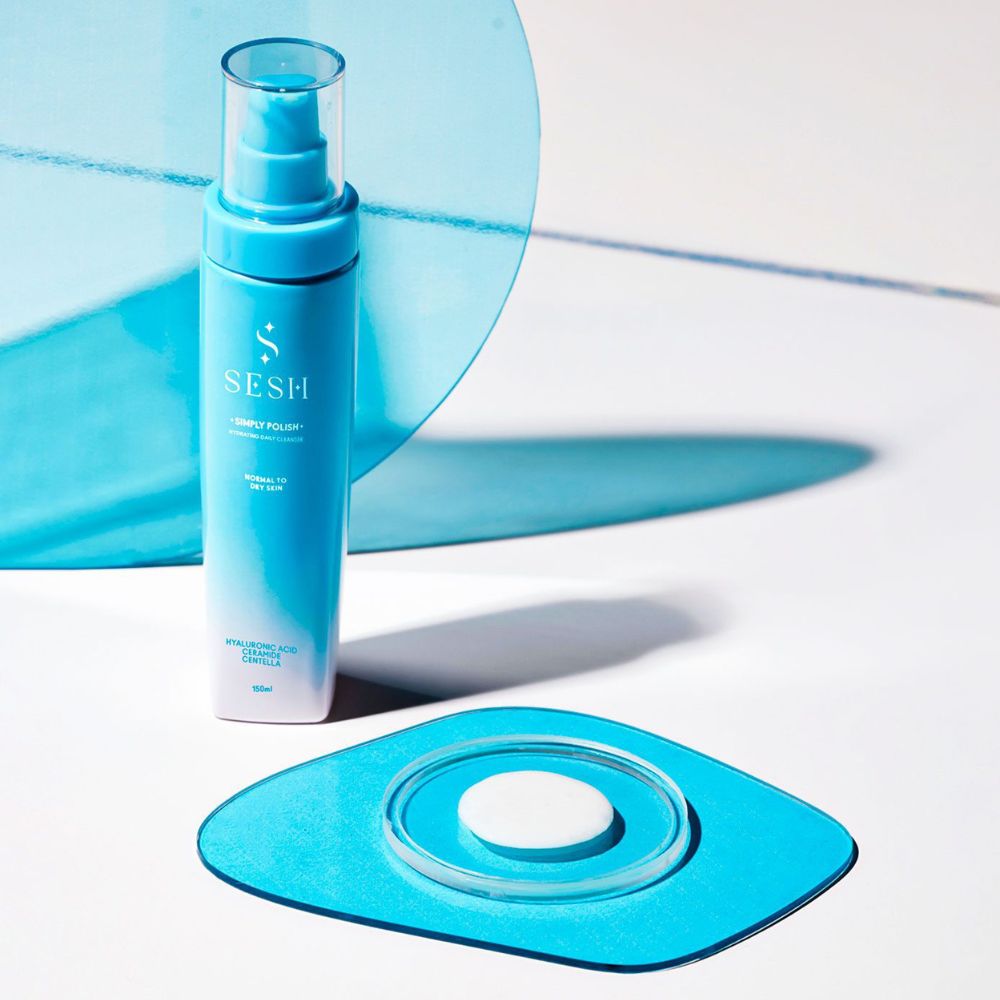 Sesh Simply Polish Facial Cleanser for Dry Skin