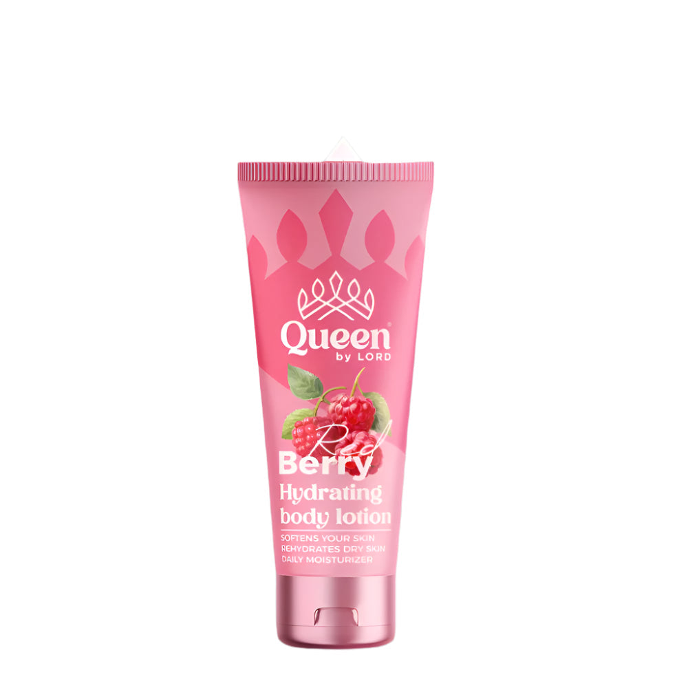 Queen Hydrating Body Lotion With Red Berry Scent