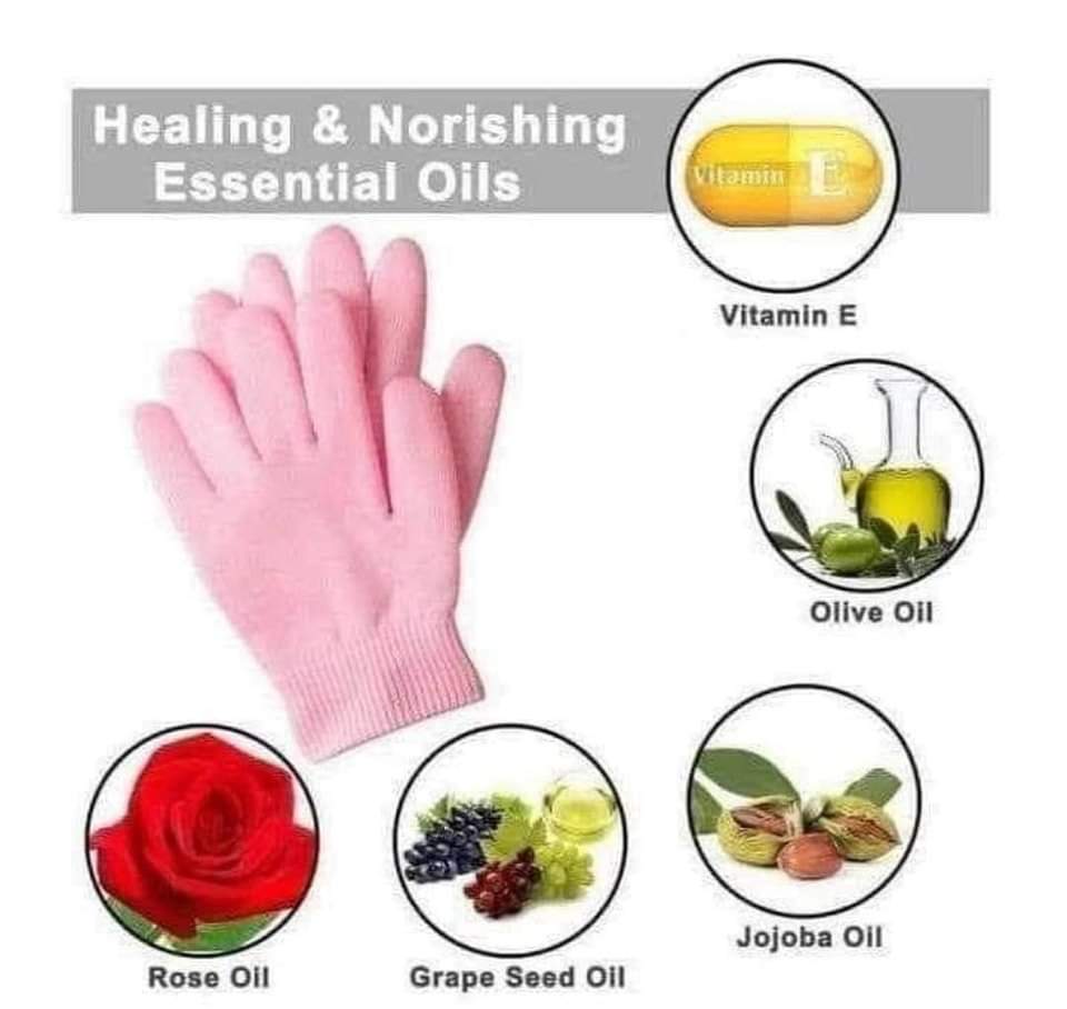 Spa Gel Moisturizing Gloves - Random Color