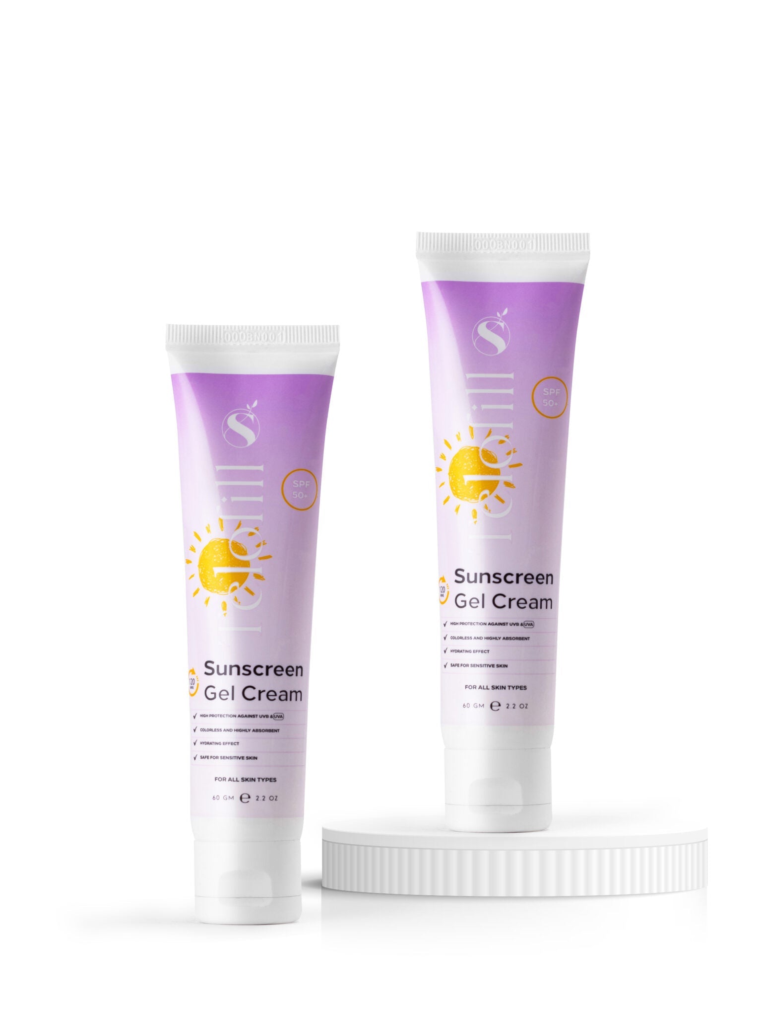 Telofill's SPF50+ Sunscreen Cream Duo Bundle