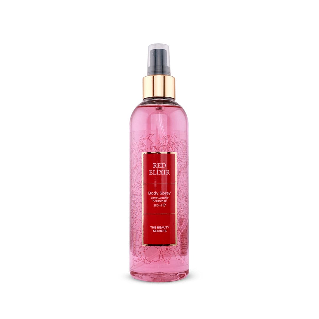 The Beauty Secrets Red Elixir Body Spray Long Lasting Fragrance - 250ml