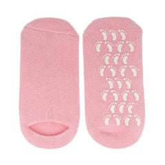 جوارب جل لترطيب القدمين من سبا سيستم - وردي