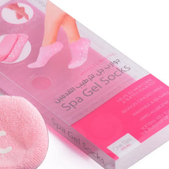 جوارب جل لترطيب القدمين من سبا سيستم - وردي